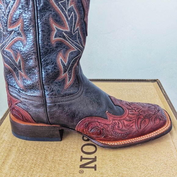 Stetson Hand Tooled Boots - Picture 3 of 5